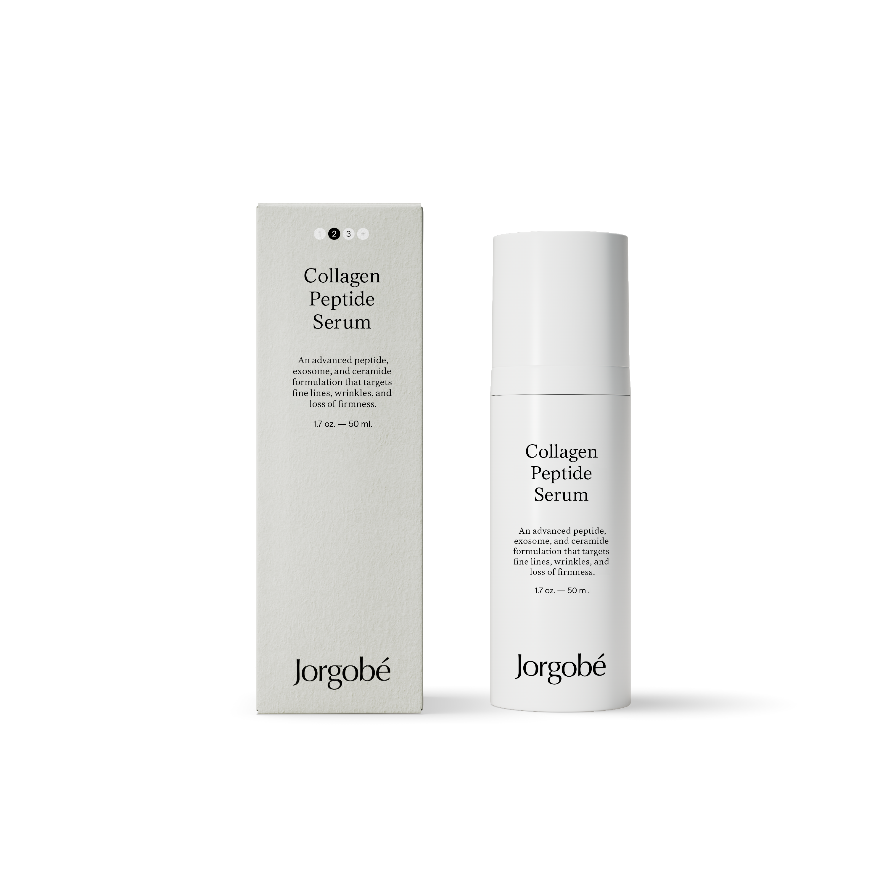 Collagen Peptide Serum 50 ml, bottle and box